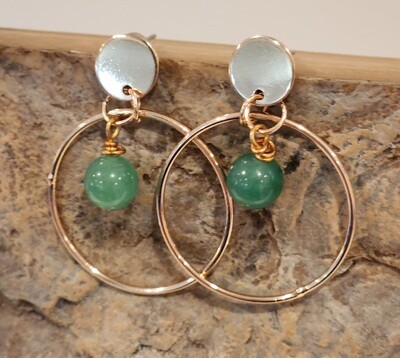 Classy Jade Earrings - A35