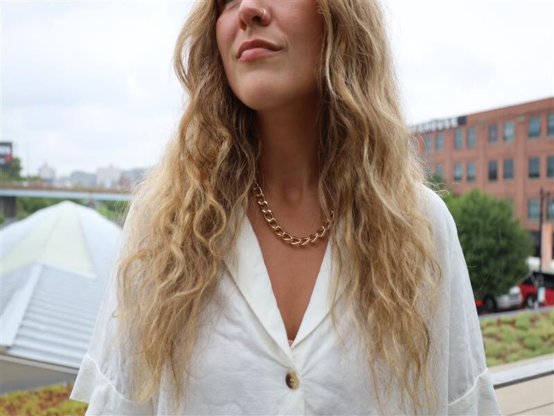 Paige Gold Chain Necklace - A76