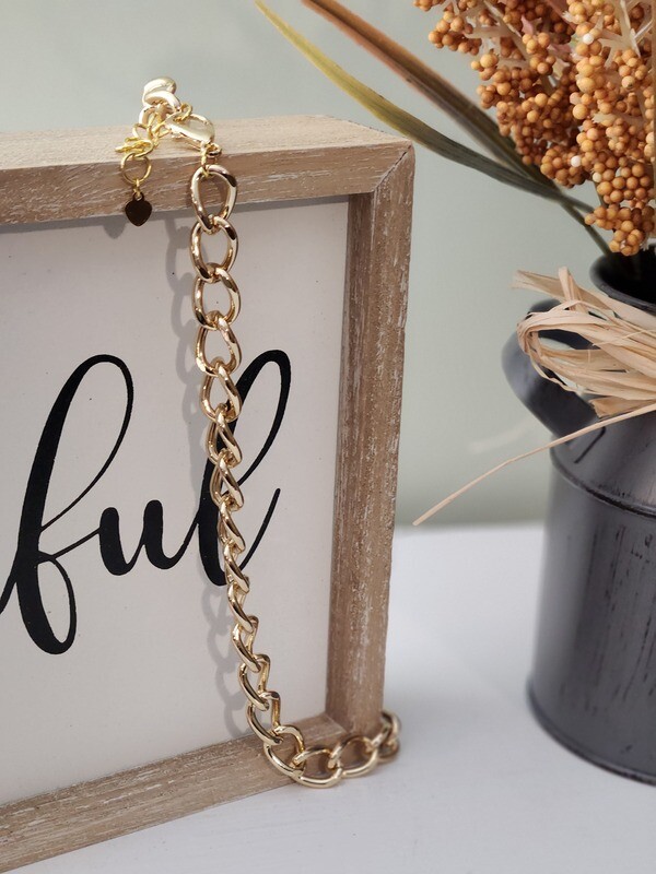 Paige Gold Chain Necklace - A76