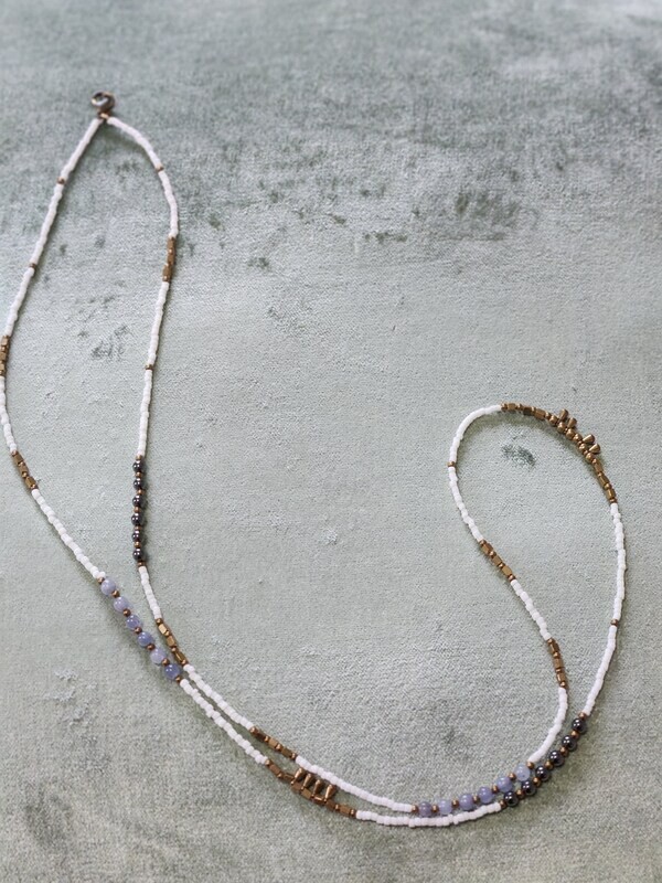 Caimon Gold Drop Necklace - A111