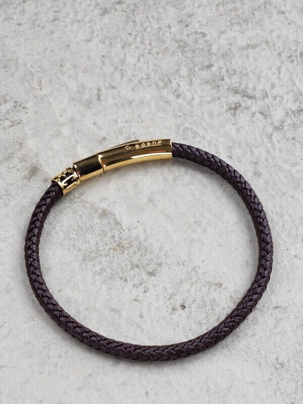 Courage Men's Leather Bracelet