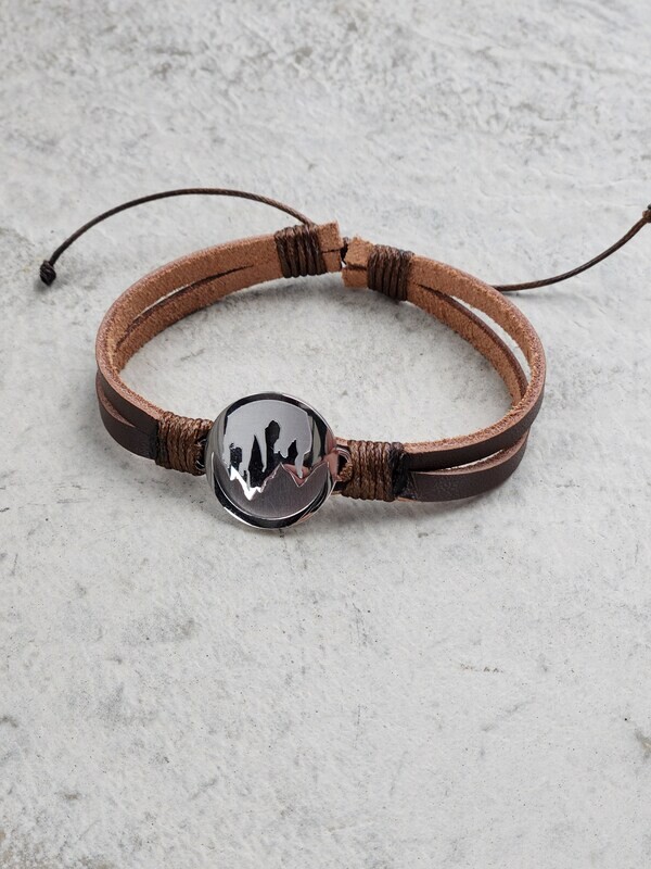Men's Faith to Move Mountains Bracelet - K10