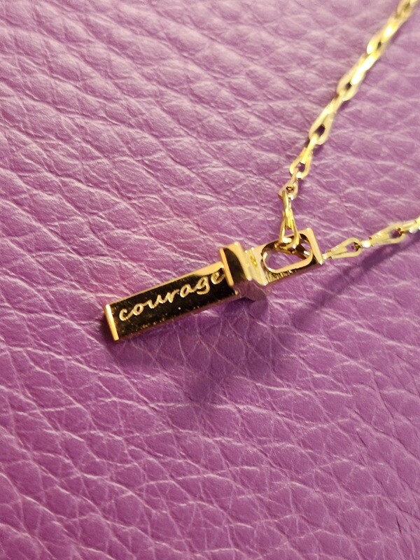 Great Courage Cross Necklace
