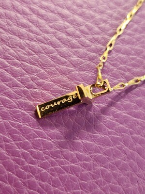Great Courage Cross Necklace