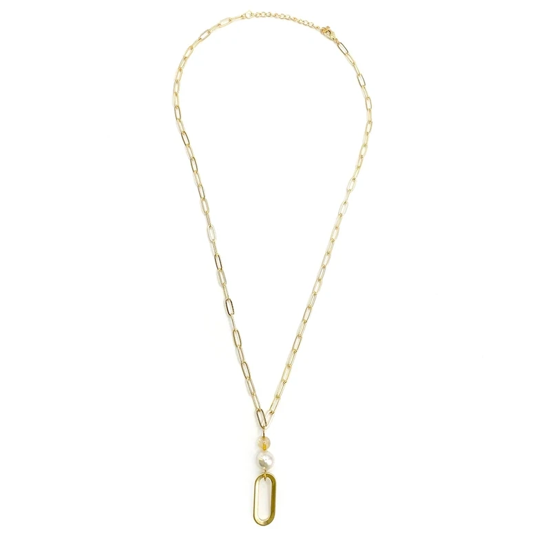 Linked Pendant Necklace