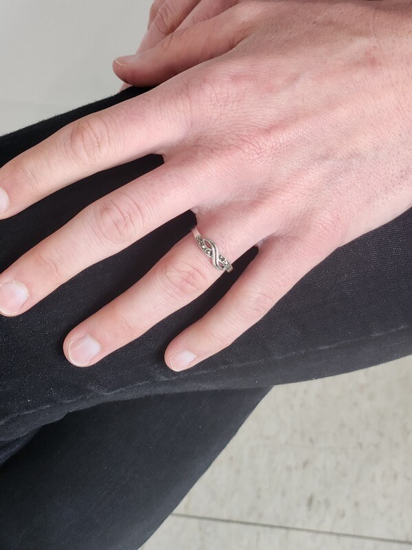 Infinity Sterling Silver Ring