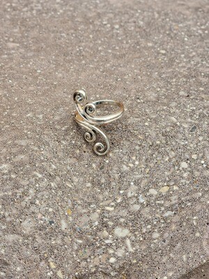 Swirl Sterling Silver Ring