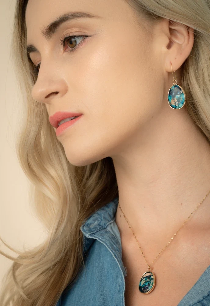 Cascade Jasper Earrings - A244