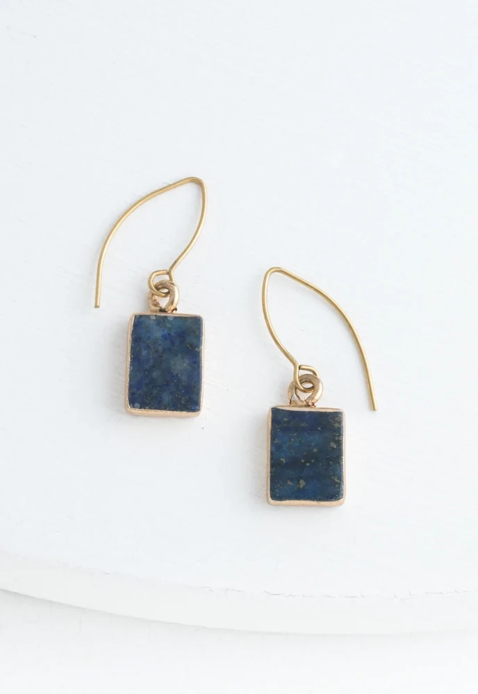 In the Clouds Lapis Earrings - A247