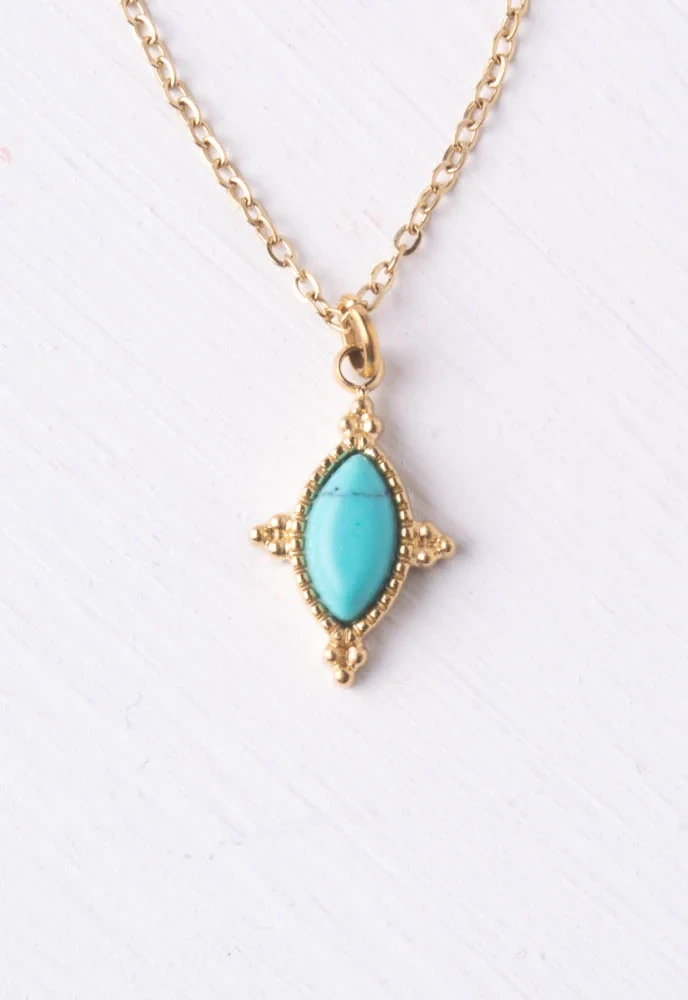 Forgiven Turquoise Necklace - A249