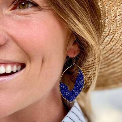 Midnight Drops Earrings -A279 