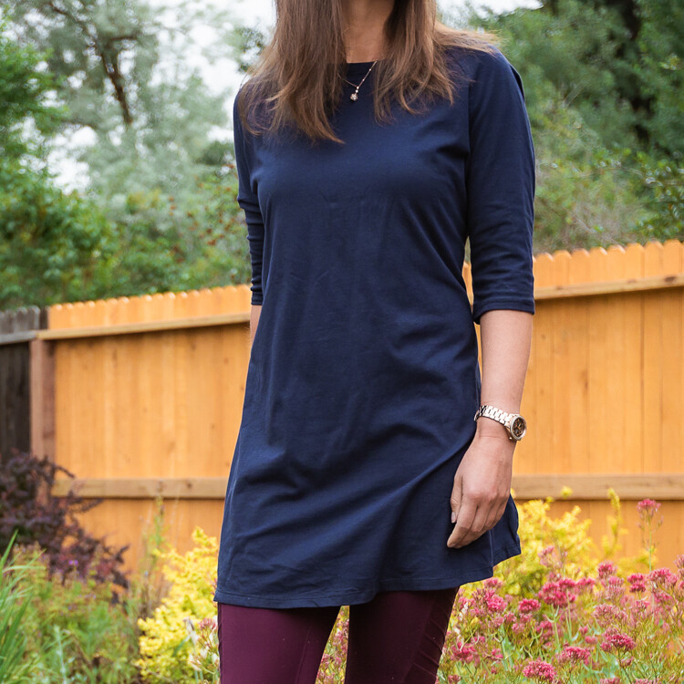 Anika Dress - Navy