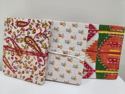 Mini Cotton Sari Journals - Variety - P8