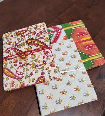 Mini Cotton Sari Journals - Variety - P8