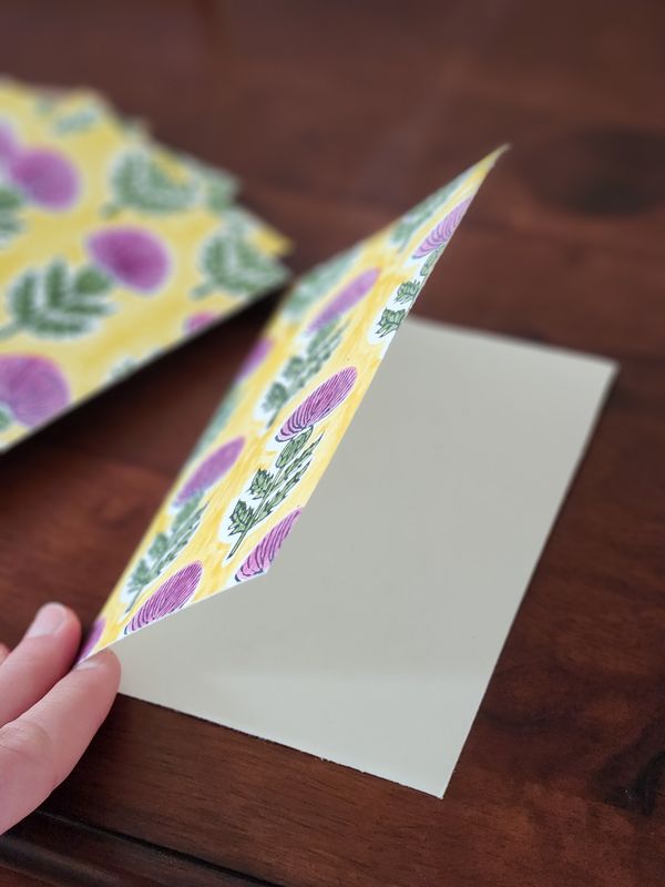 Thistle Printed Card Set of 6 - P10