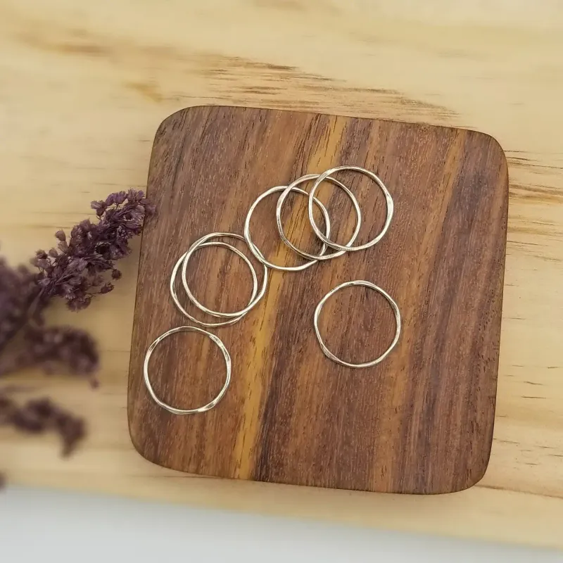 Silver Stacking Rings