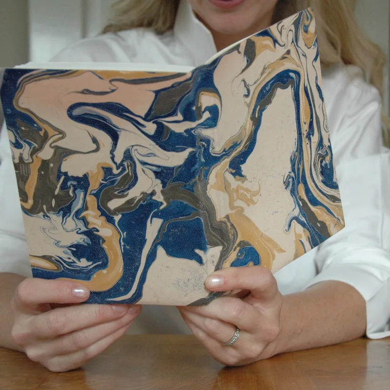 Marbled Leather Journal - P7