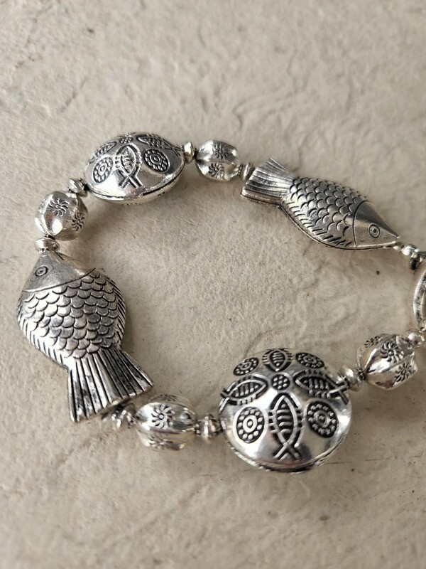 Loaves &amp; Fish Bracelet - A49