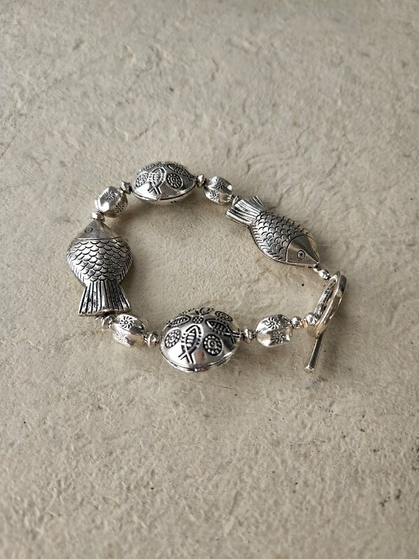 Loaves &amp; Fish Bracelet - A49