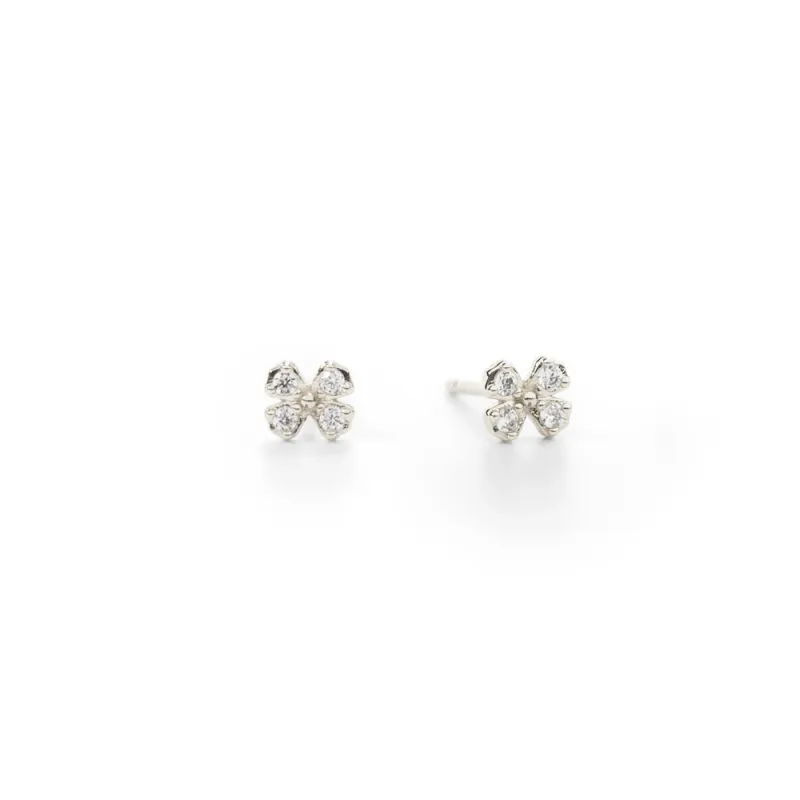 Mustard Flower Earrings