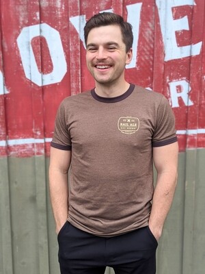 Classic Ringer Tee - Howe Sound Brewing - Brown