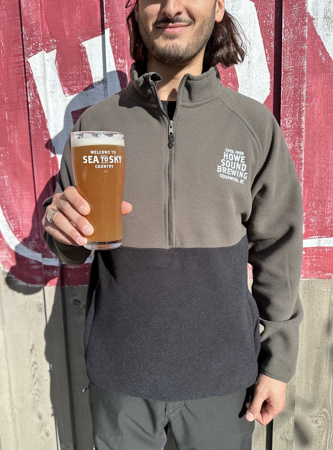1/2 Zip-up Fleece Sweater