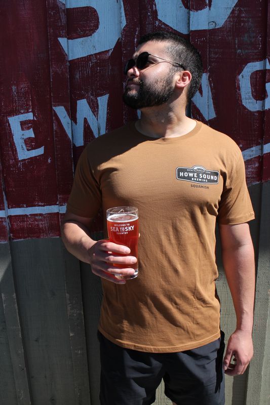 Brewed in BC Tee- Howe Sound Brewing