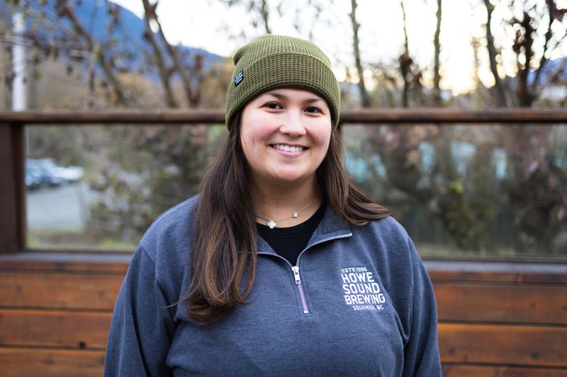1/4 Zip-up Sweater - Howe Sound Brewing