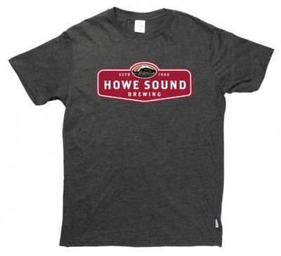 Classic Logo, Brewed in BC T-Shirt - Heather Grey