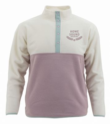 Pink &amp; White Fleece Sweater