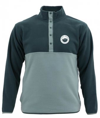 Two Tone Blue Fleece Sweater