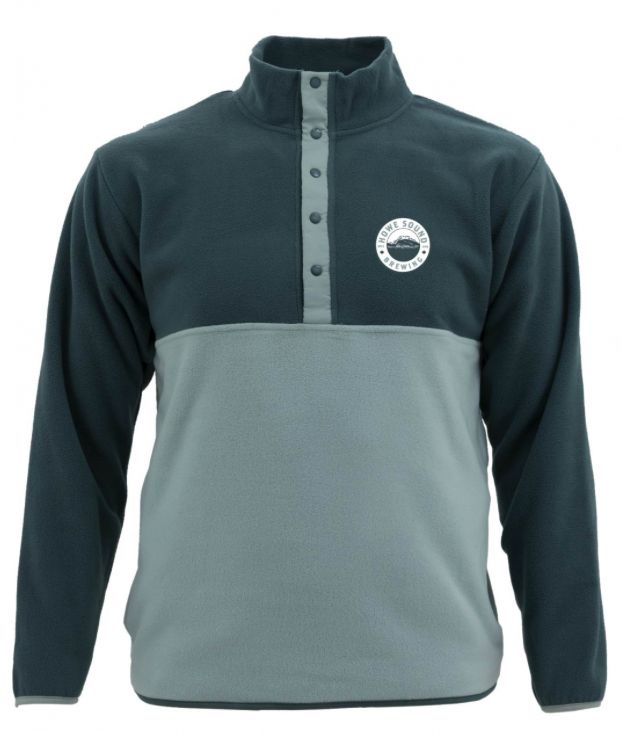 Two Tone Blue Fleece Sweater