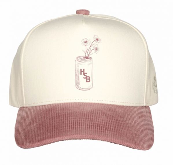 Corduroy Pink Trucker Hat
