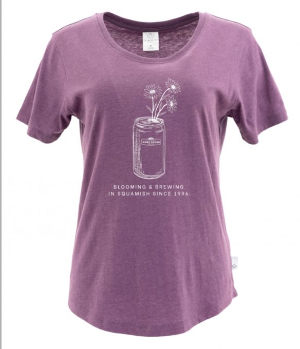 Ladies Purple Tee