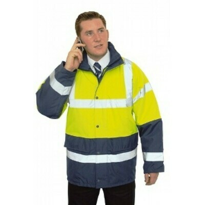 PortWest Hi-Vis Traffic & Work Jacket