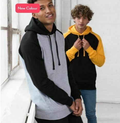 Unisex Contrast Coloured Hoodies