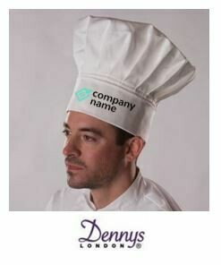 Denny's White Classic Chefs Hat