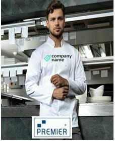 Premier White Long Sleeve Classic Chef Jacket
