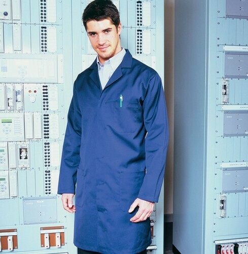 Premier Work Coat, Size: small, Colour: navy