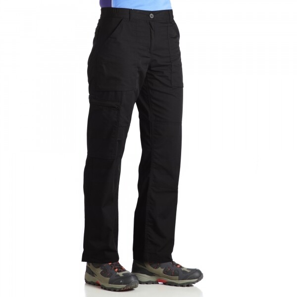 Portwest Womans Hardwearing Work Trousers, Size: 2xl-18, Colour: black