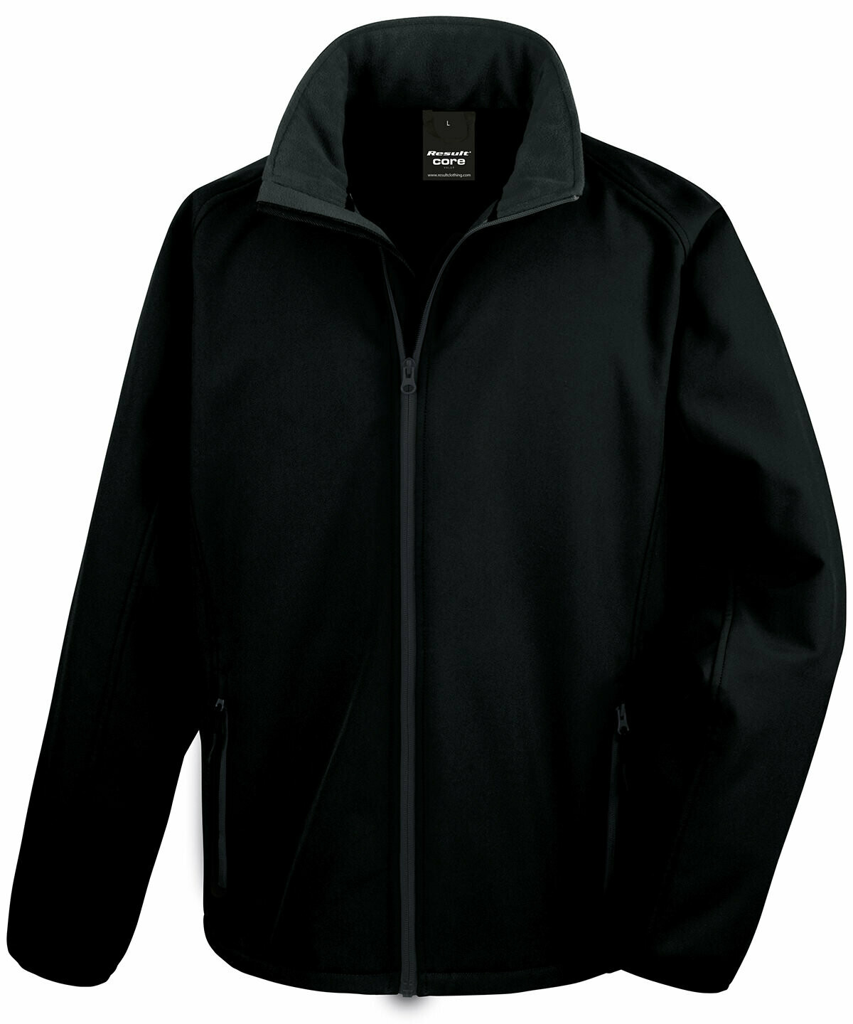 Result Core printable softshell jacket Result Core printable softshell jacket, Color: Black/Black