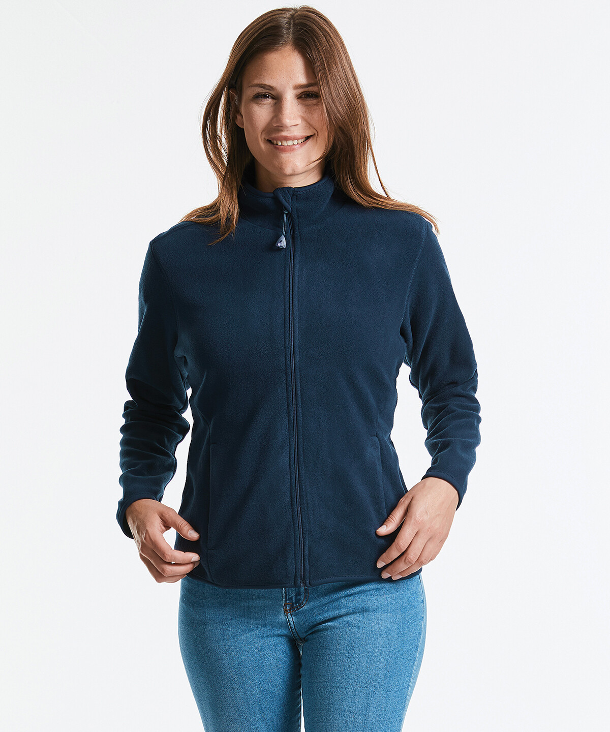 Women s full zip fitted microfleece