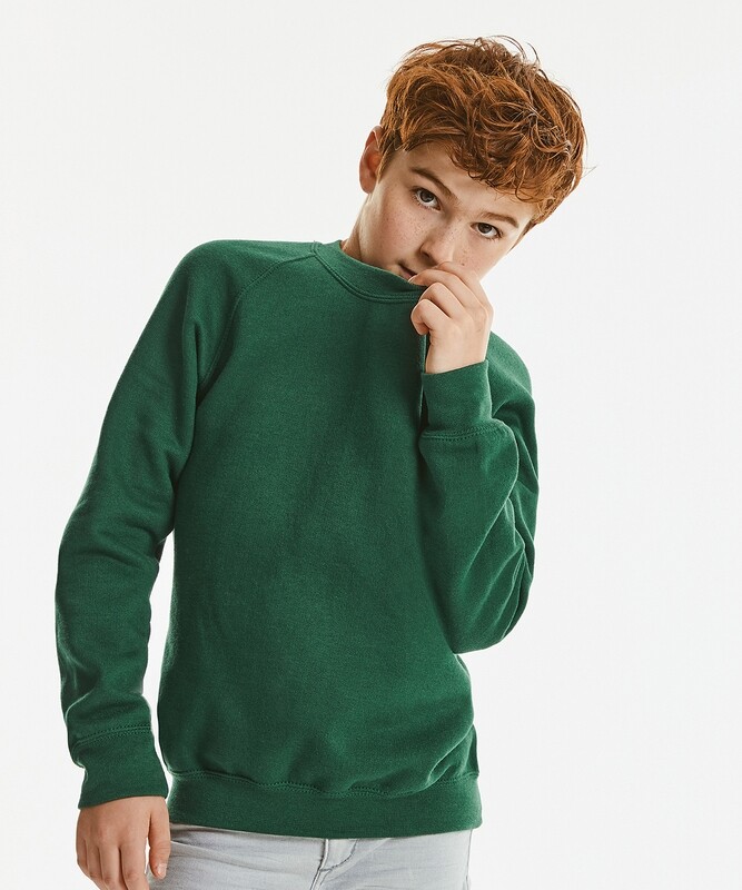 RUSSELL Kids raglan sleeve sweatshirt