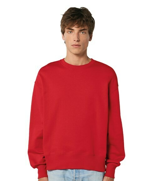 STANLEY/STELLA oversized brushed crewneck