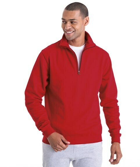 Just Hoods Sophomore ¼ zip sweatshirt