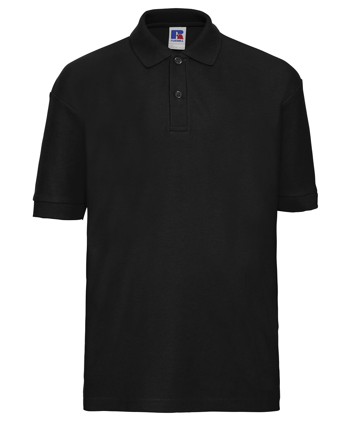 RUSSELL Kids polo shirt, color: Black