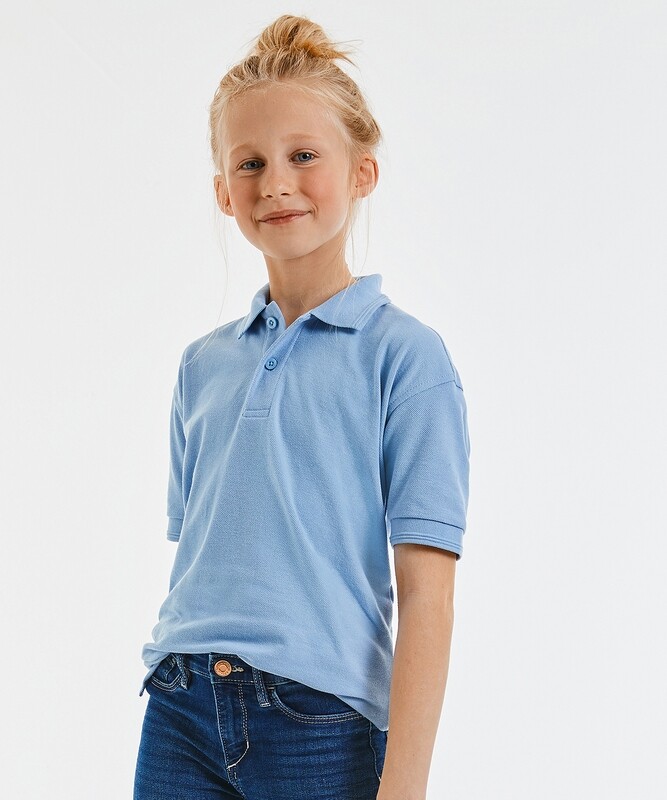 RUSSELL Kids hard-wearing polo shirt