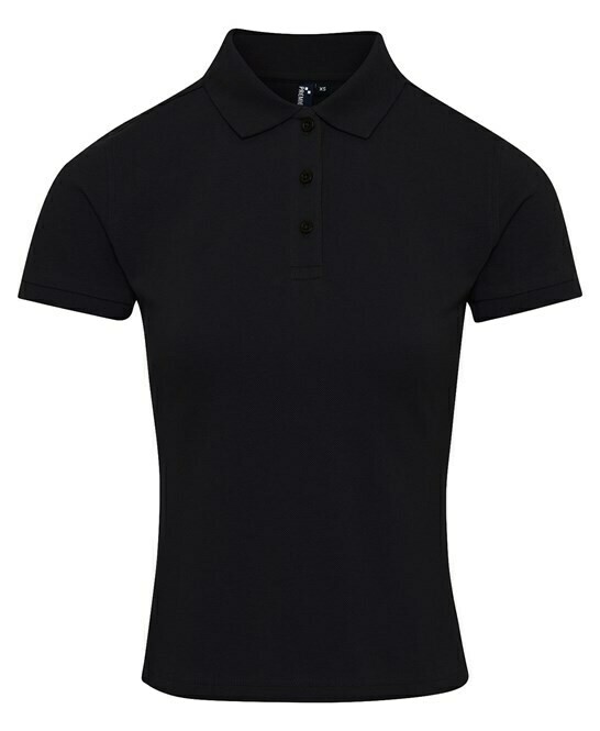 PREMIER Women's Coolchecker plus piqué polo with CoolPlus®, colour: Black