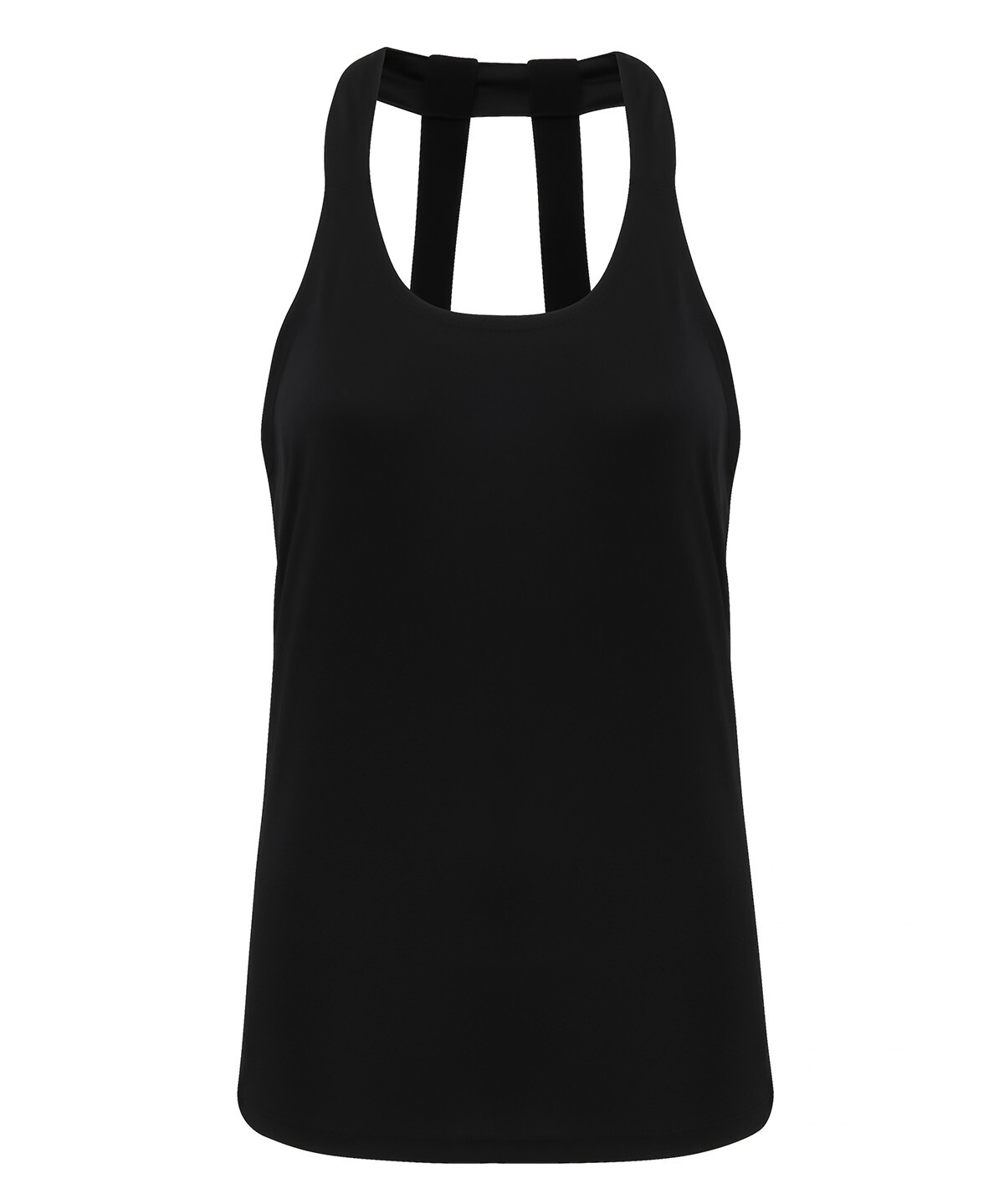 TriDri Women's double strap back vest, colour: Black
