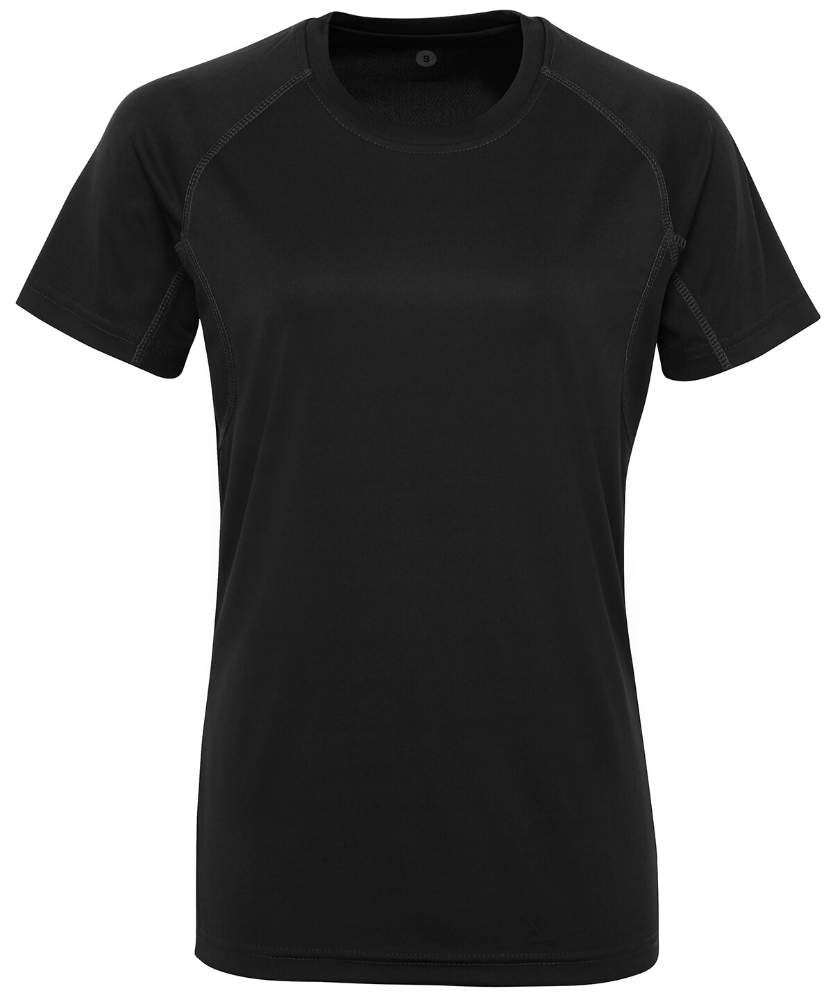 TriDri Women's panelled tech tee, colour: Black